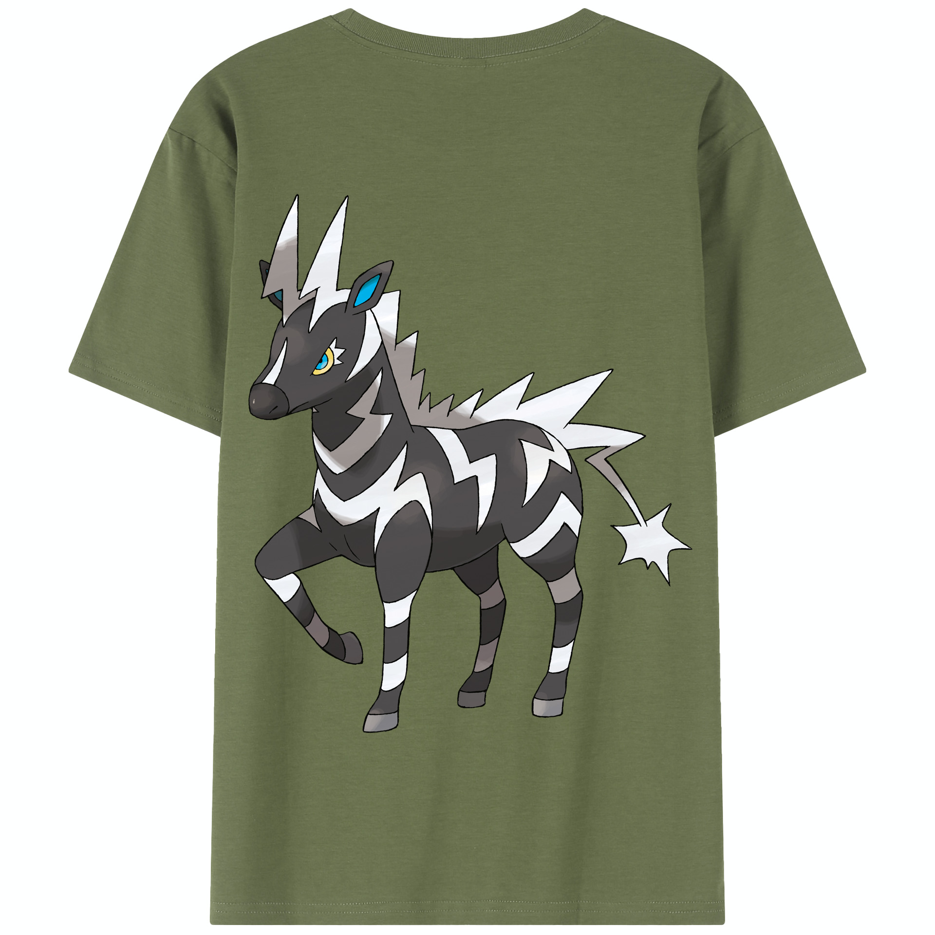 （画像用） ポケットモンスター Pokémon 綿100％半袖Tシャツ（背面プリント）
